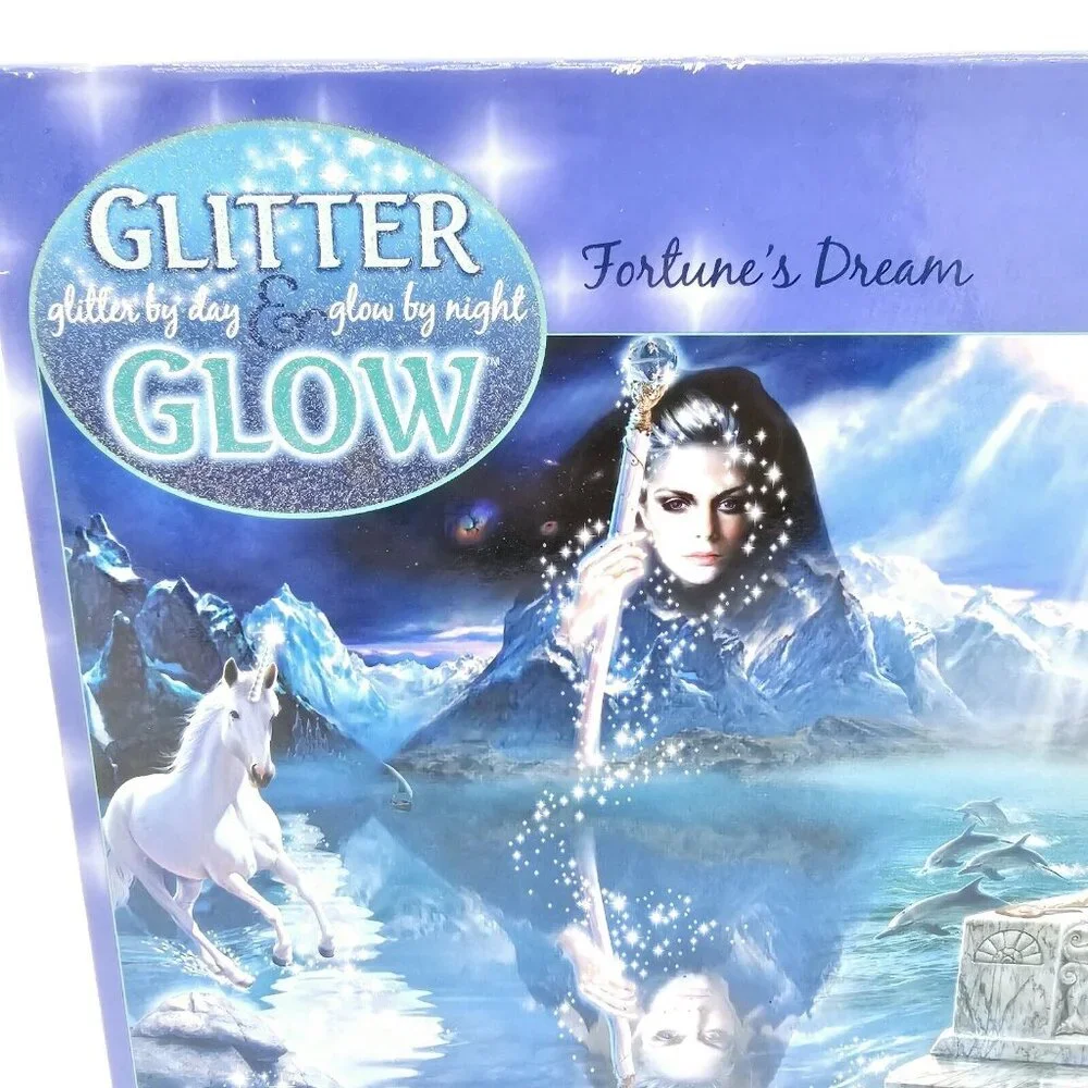 Glitter Glow Fortunes Dream Puzzle 750 Pieces Fantasy Mystical Whimsical Artsy